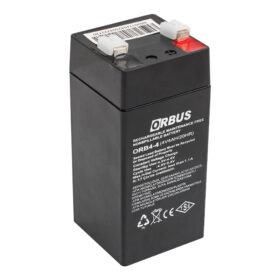 ORBUS ORB4-4 4 VOLT - 4 AMPER DİK AKÜ (45 X 45 X 100 MM) (K0)