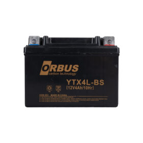ORBUS YTX4L-BS 12V 4A MOTOSİKLET AKÜSÜ (114 X 66 X 88 MM) (1.6KG) (K0)