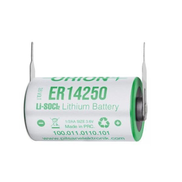 ORION ER14250 H 1/2AA 3.6V 1200MAH KISA BOY PUNTALI LİTYUM PİL (K0) - Görsel 2