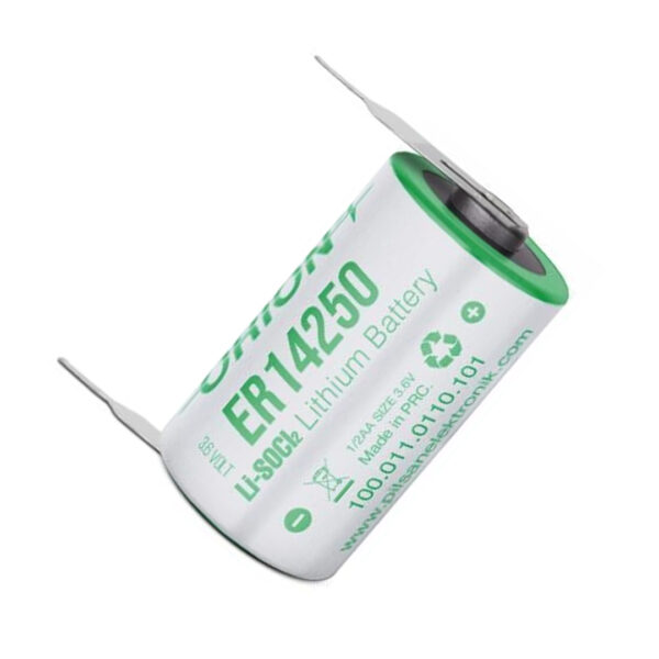 ORION ER14250 H 1/2AA 3.6V 1200MAH KISA BOY PUNTALI LİTYUM PİL (K0) - Görsel 3