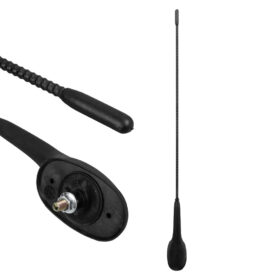 PALİO - SİENA FM RADYO DÜZ TEPE ANTENİ (125 CM KABLOLU) (K0)