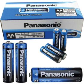 PANASONIC MANGANEZ AA KALEM PİL 60LI PAKET FİAT (R6BE/4PS) (K0)