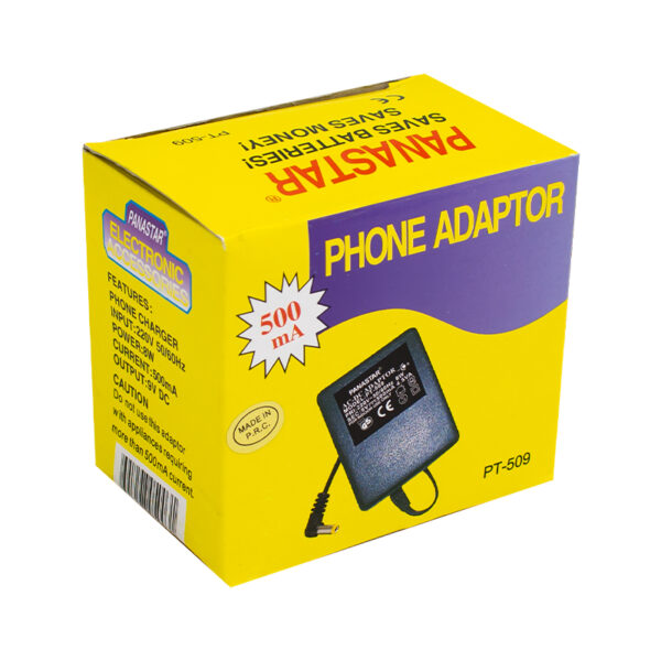 PANASTAR PT-509 9 VOLT 500 MA PANASONIC TELSİZ TELEFON ADAPTÖR (K0) - Görsel 3