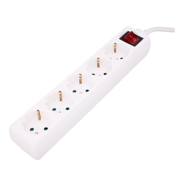 PHİLİPS SPS1050A/51 2M 5Lİ ÇOCUK KORUMALI BEYAZ PRİZ (K0) - Görsel 2