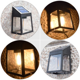 PİLLİ SOLAR GÜNEŞ ENERJİLİ GECE SENSÖRLÜ BAHÇE AYDINLATMA LAMBASI (2Lİ PAKET) (K0)