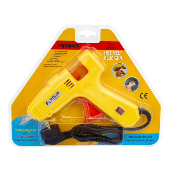 PINSUN PS-G160 60W METAL UÇ ANAHTARLI KALIN SİLİKON TABANCASI (K0) - Görsel 3
