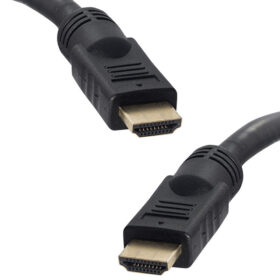 PLASTİK DÜZ SİYAH 30 METRE GOLD HDMI KABLO POŞETLİ (K0)