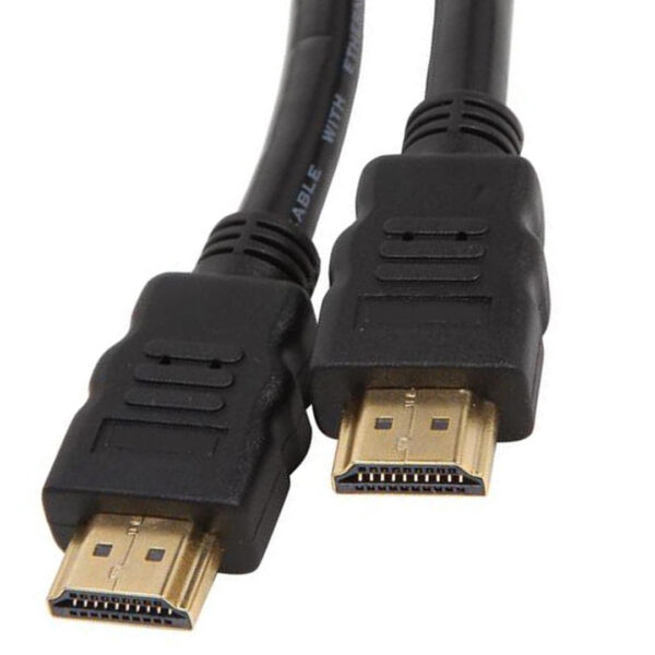 PLASTİK DÜZ SİYAH 30 METRE GOLD HDMI KABLO POŞETLİ (K0) - Görsel 2