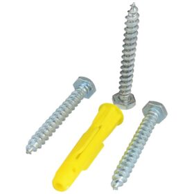 PLASTİK DÜBEL + VİDA (100 ADET) (K0)