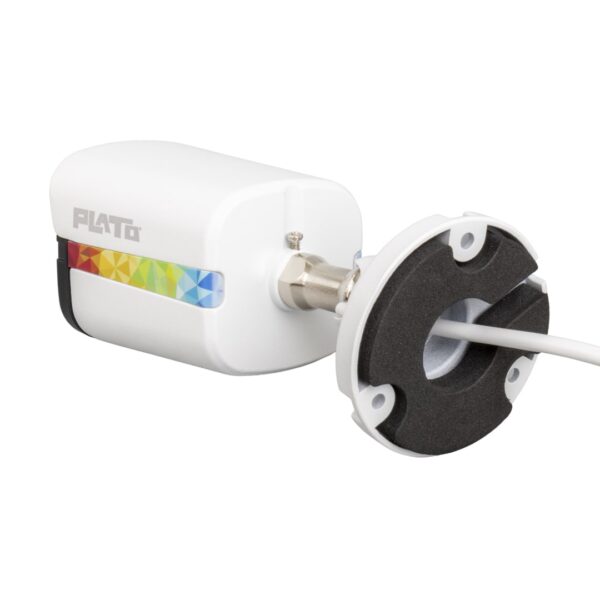 PLATO PL-22995 5MP COLOR VU MİKROFONLU 2.8 MM 3 ATOM LED METAL KASA AHD BULLET KAMERA (K0) - Görsel 2