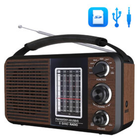 PORTATİF RADYO FM-USB-SD/MMC-AUX (88-108 FM FREKANS ARALIĞI) (K0)