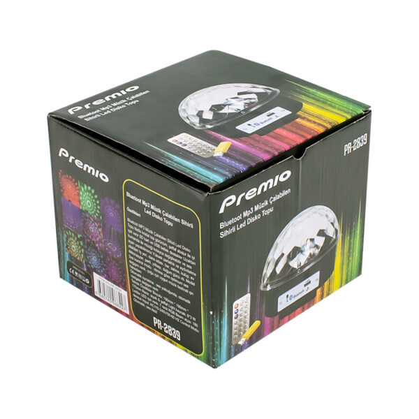 PREMİO PR-2839 USB/MP3/BLUEOOTH/UK SİHİRLİ LED DİSKO TOPU (K0) - Görsel 3