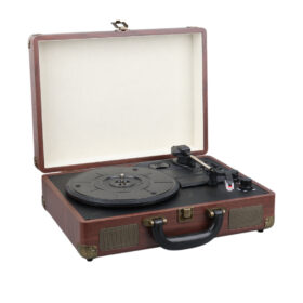RETRO VİNTAGE ÇANTA PİKAP - RADYO - BLUETOOTH - USB MP3 ÇALAR 350X255X115MM (K0)