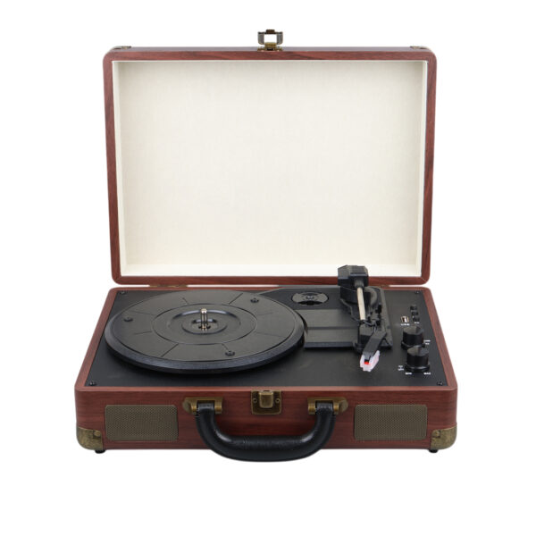 RETRO VİNTAGE ÇANTA PİKAP - RADYO - BLUETOOTH - USB MP3 ÇALAR 350X255X115MM (K0) - Görsel 2