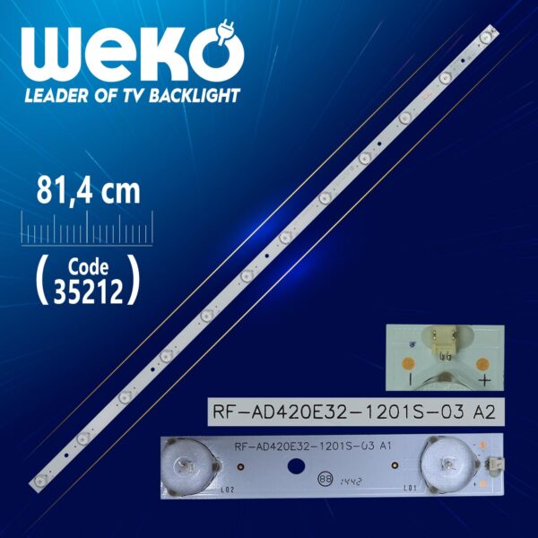 RF-AD420E32-1201S-03 A1 - RF-AD420E32-1201S-03 A2 - 81.8 CM 12 LEDLİ - (WK-889) (K0)
