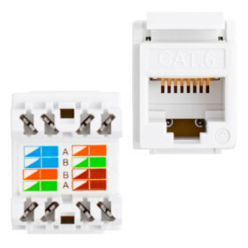 RJ 45 CAT6 ŞASE 180 DERECE (KEYSTONE JACK) (K0)