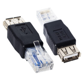 RJ 45 ERKEK USB A DİŞİ ETHERNET ÇEVİRİCİ JACK FİŞ (K0)