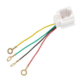 RJ11 KABLO SOKETİ 623K 6P4C KABLOLU TELEFON KONNEKTÖRÜ 150MM JACK (K0)