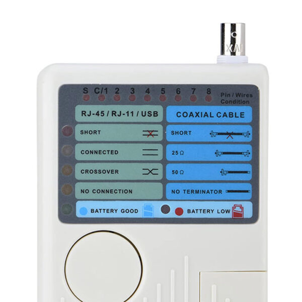 RJ11+RJ45+USB+BNC KABLO TEST CİHAZI (K0) - Görsel 3