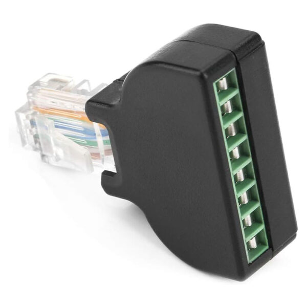RJ45 TO 8 PİN SCREW TERMİNAL ÇEVİRİCİ (K0) - Görsel 4