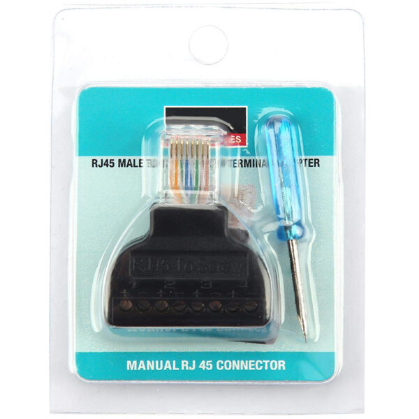 RJ45 TO 8 PİN SCREW TERMİNAL ÇEVİRİCİ (K0) - Görsel 5