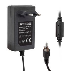 ROSE RA-1620 RCA FİŞLİ 16 VOLT - 2 AMPER PRİZ TİPİ RCA -TOS FİŞLİ SANTRAL ADAPTÖRÜ (81) (K0)