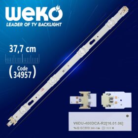 S_KU6K_40_FL30_L4_REV1.0_160105_LM41-00239A - LEFT - V6DU-400DCA-R2 - 37.7 CM 4 LEDLİ (WK-777) (K0)