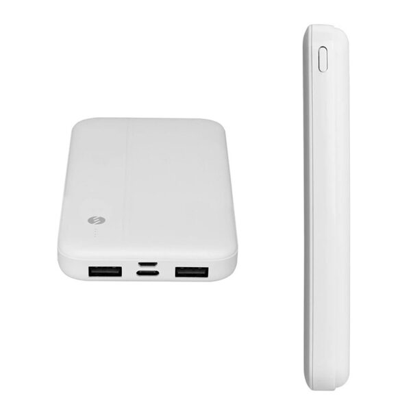 S-LINK IP-G10N BEYAZ MICRO+TYPE C GİRİŞLİ 10000 MAH TAŞINABİLİR ŞARJ CİHAZI POWERBANK (K0) - Görsel 3