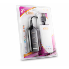 S-LINK SL-490 4 PORT USB 2.0 SİYAH USB HUB (K0)