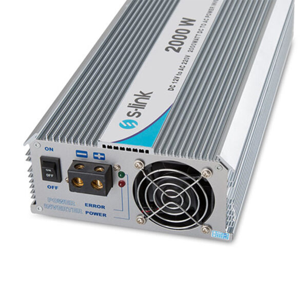 S-LINK SL-2000W 2000W DC12V-AC230V INVERTER (K0) - Görsel 2