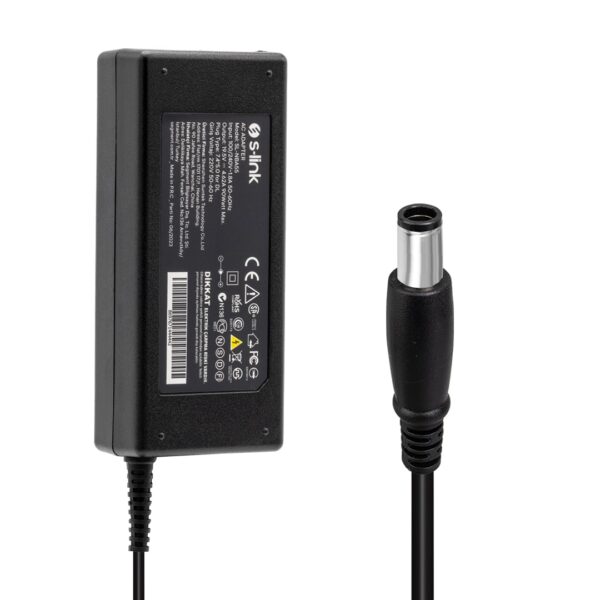 S-LINK SL-NBA55 19.5 VOLT 4.62 AMPER 7.4X5.0MM UÇLU DELL NOTEBOOK ADAPTÖR (K0)
