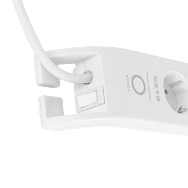 S-LINK SPG3041 2M 2XUSB 2.4A 900 JOULE 4LÜ AKIM KORUMALI BEYAZ PRİZ (K0) - Görsel 2
