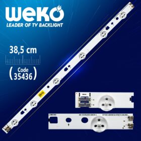SAMSUNG 2012SVS40 3228 LEFT06 REV1.5 120412 - 38.5 CM 6 LEDLİ - (WK-275) ORJİNAL BAKIR (K0)