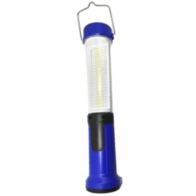 ŞARJLI 30 BEYAZ + 20 MAVİ-KIRMIZI SMD LED / 55 COB LEDLİ 5 MODLU ÇALIŞMA LAMBASI HK-802 (K0)
