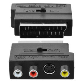SCART ADAPTÖR SWICHLİ (İN-OUT) ELEKTROMER (K0)
