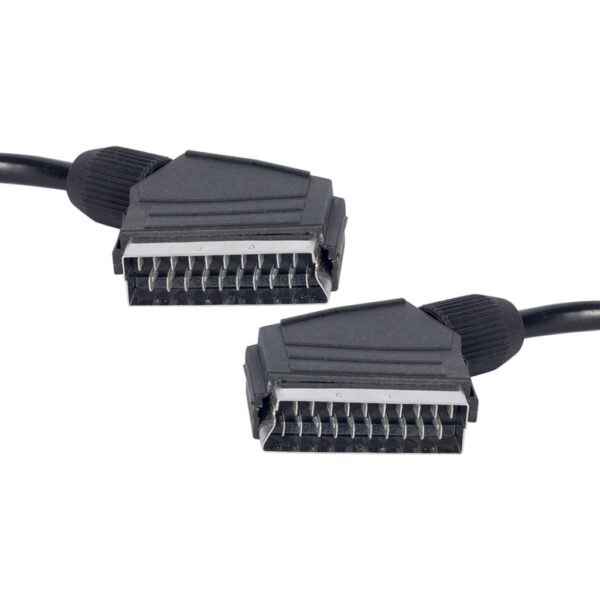 SCART SCART KABLO SİYAH 7 MM 1.2 METRE POŞETLİ (K0)
