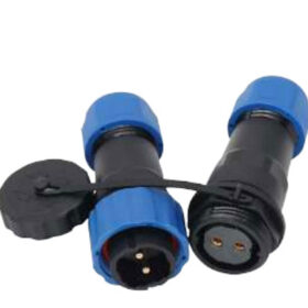 SD16 SU GEÇİRMEZ 2 PİN ERKEK-DİŞİ 16 MM KONNEKTÖR TAKIMI (K0)