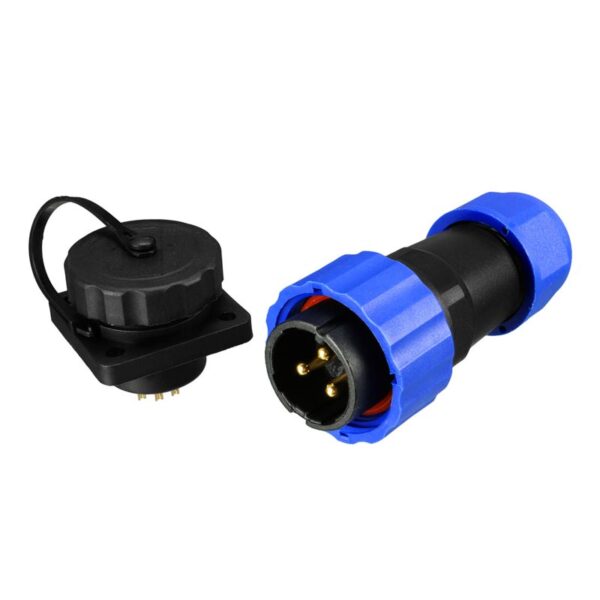 SD28 SU GEÇİRMEZ 3 PİN 28 MM KONNEKTÖR (K0) - Görsel 3