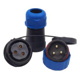 SD28 SU GEÇİRMEZ 3 PİN YUVARLAK 28 MM KONNEKTÖR (K0)