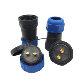 SD28 SU GEÇİRMEZ 28 MM 2 PİN ERKEK-DİŞİ DÜZ KABLO KONNEKTÖR (K0)