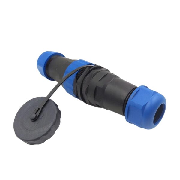 SD28 SU GEÇİRMEZ 28 MM 2 PİN ERKEK-DİŞİ DÜZ KABLO KONNEKTÖR (K0) - Görsel 3