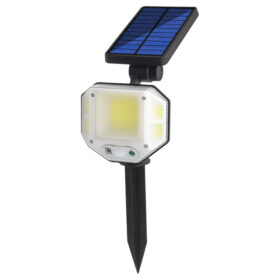 SENSÖRLÜ KUMANDALI 3 KADEMELİ SOLARLI BAHÇE AYDINLATMA LAMBASI (K0)