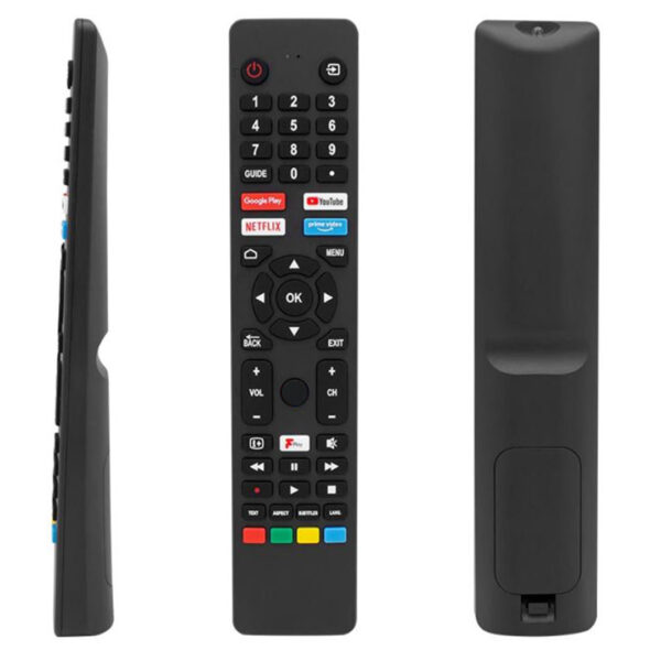 SES KOMUTSUZ JVC RM-C3250 NETFLIX-PRIME VIDEO-GOOGLE PLAY-YOUTUBE TUŞLU LCD LED TV KUMANDA (K0) - Görsel 2