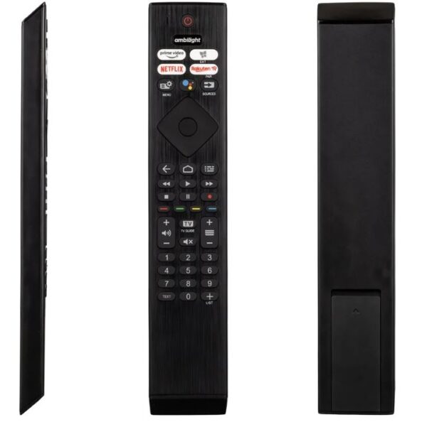 SES KOMUTSUZ PHILIPS PH-V4 NETFLIX-RAKUTEN TV-PRIME VIDEO TUŞLU LCD LED TV KUMANDA (K0)