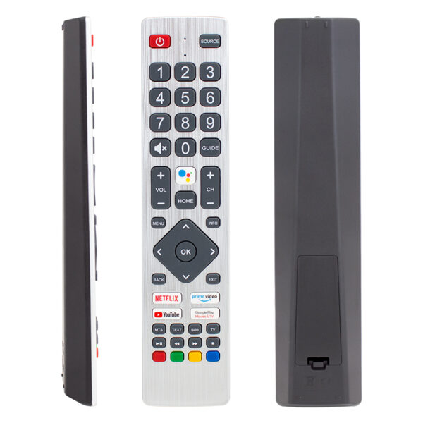 SHARP SH-V1 NETFLIX-YOUTUBE-GOOGLE PLAY TUŞ-PRIME VIDEO SES KOMUTLU LCD-LED TV KUMANDA (K0) - Görsel 2