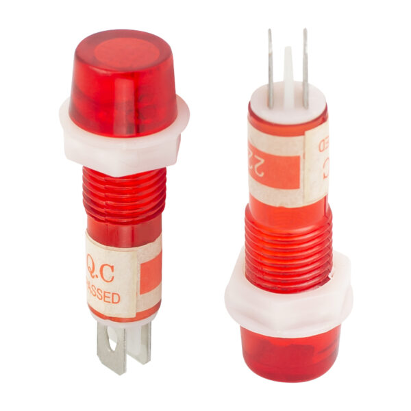 SİNYAL LED GÖZ LAMBASI XD8-1 220 VOLT YEŞİL - KIRMIZI (IC-225) (K0)