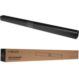 SİYAH 10WX2 12V/1.5A BT USB AUX TF KARTLI EV SİNEMA SOUNDBAR HOPARLÖR MD-SB101 (K0)