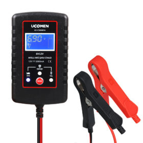 SİYAH 6/12V 2A LED GÖSTERGELİ AKÜ ŞARJ CİHAZI UC-C120201A (K0)