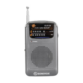 SİYAH RENK CEP TİPİ ANALOG FM RADYO VS-R104 (81) (K0)