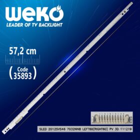 SLED 2012SVS46 7032NNB LEFT60 PV 3D 111219 - 57.2 CM 60 LEDLİ (WK-1355) (K0)